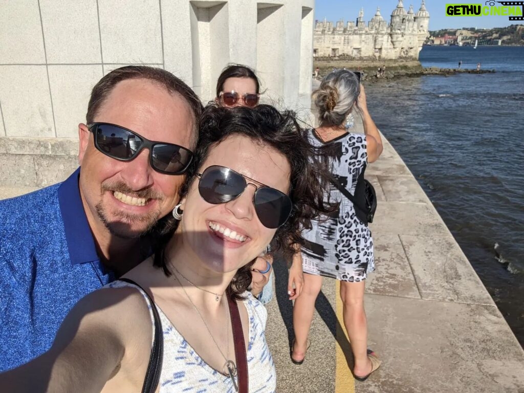 Brittany Raymond Instagram - With the sun in our eyes and very little sleep we took the streets of Lisbon today with little to no recollection of how to take a proper selfie. You'll notice we got it right eventually. It only took 23 tries.