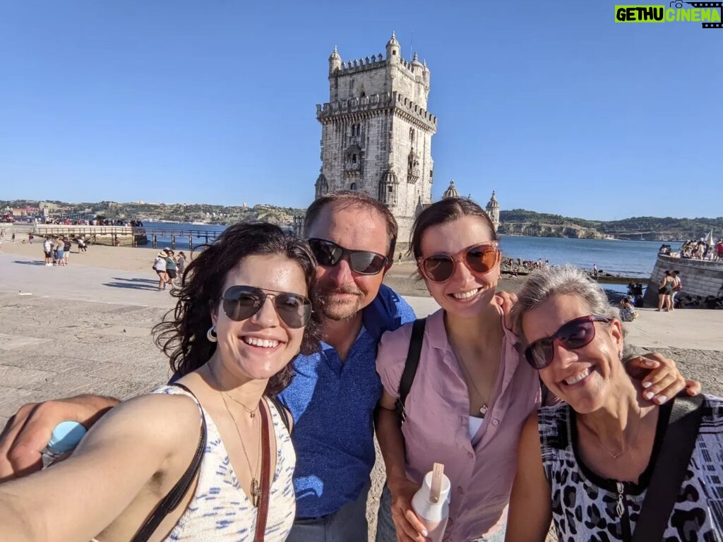 Brittany Raymond Instagram - With the sun in our eyes and very little sleep we took the streets of Lisbon today with little to no recollection of how to take a proper selfie. You'll notice we got it right eventually. It only took 23 tries.