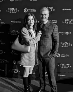 Brittany Raymond Instagram - What a night this was! There was food and drinks and of course watching the incredible work of these talented people come together on screen. 
If you'd like to see what we made you can watch Chateau Laurier NOW on Google Play, Vimeo on demand and YouTube Premium in Canada. If you're in the US, UK or Australia catch it on Amazon Prime or Google Play. For everywhere else in the world it's on Vimeo on demand and YouTube premium ❤️
Photos (everything but the black and white one) by @shibbyphotography