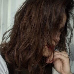 Brittany Raymond Instagram - @kahairstylist the hair department on set loved your work. Just look at that colour!