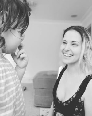 Brooke Leigh Thorne Instagram - Sometimes she talks to me and it's like there's no one else in the world ❤️