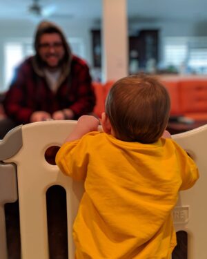 Brooke Leigh Thorne Instagram - Trying to climb to cousin Matt 💪 my sister and nephew got to visit for the last couple of days! I already miss them ♥️