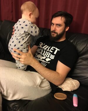 Brooke Leigh Thorne Instagram - When you catch bae doing cute stuff with a baby and get “the look” 😂