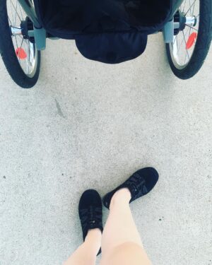 Brooke Leigh Thorne Instagram - Day 19 (if we’re going by days of the month...)! I remember sitting at a campsite with a friend a long time ago. The air was humid and salty but I felt really relaxed. My dad and I used to take yearly trips to the beach and she happened to be there with her family. “Were you really mad earlier? I saw you walking with your dad and thought you were angry about something.” Huh? I definitely hadn’t been upset about anything...but as I got older I heard this identical sentiment from more friends. “I drove by you when you were on a walk and you looked furious” “I hope you’re doing okay! I saw you pacing outside and the look on your face had me worried!”...so I guess I just look angry when I walk...and lately I’ve been walking A LOT. Clarke and I are going on walks almost daily at this point. It feels nice to get outside and she’s excited when we get ready to go...and yet every time I pass a neighbor or see someone else on a walk I think “I hope I don’t look mad while walking with my baby” LOL. I don’t know why but I used to like that I seemed angry and unapproachable while walking since it’s so contrary to my character...but now I kind of hope I give off more of a happy mom vibe while walking with my kid. In the end, nobody else really matters honestly. As long as she starts to understand that this is a fun activity we do together and she enjoys it Im Happy 🌼