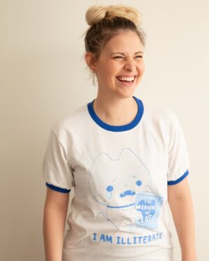 Brooke Leigh Thorne Instagram - New @catganggram shirts! Kittens get up to the darndest things... Available for a limited time on our store!
