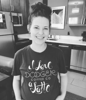 Brooke Leigh Thorne Instagram - The “Love A Latte” shirt on @dodgercoffee is only up for a couple more days! Definitely grab one before the end of the month 👀