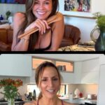 Brooke Burke Instagram - Live in the kitchen with @thechefsdaughternyc prepping today and making her delicious grain bowls in honor of National Nutrition month! Join us! More to come @brookeburkebody