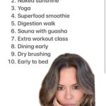 Brooke Burke Instagram – My nonnegotiable wellness rituals!  What are you doing to take care of you? #brookeburkebody @brookeburkebody