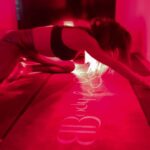 Brooke Burke Instagram - Pause ❤️ Red Room in my Zoom Room. Digital classes are live Fridays 9:15 pst. Brookeburke.com. #yoga #brookeburkebody #homeworkouts