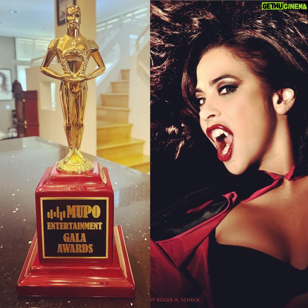 Brooke Lewis Bellas Instagram - MUPO TV AWARDS 2023 ‘BEST SCREAM QUEEN’ BROOKE LEWIS BELLAS It is my honor to share that @mupotv #mupotv #mupoentertainment held their #awards #gala this weekend & I was blessed to receive the MUPO TV 2023 ‘Best Scream Queen’ Award🏆#bestscreamqueen 👑 Unfortunately, I was unable to attend due to my hiatus & full focus on my health & healing at home❤️‍🩹, but this magnificent MUPO crew made me feel so very missed🙏❤️ This is another special award & acknowledgment, as living in #hollywood keeps me far from home & so many I love in #philadelphia #philly & #newjersey #jersey #newyork #nyc 🙌❤️, so to be honored by one of my New Jersey #entertainment families fills my heart & makes me feel like I did something right with my career🙏❤️ I want to congratulate the incredible MUPO Team who works tirelessly to bring us quality content & this gracious awards gala🙏 I want to congratulate all the recipients of the 2023 MUPO Awards, as many talented #newjerseynatives were honored & deserving🙌🏆 I have to give special thanks to @michelemupo_official & @jpomp23 for your love, support & nomination🙏❤️ And, to the MUPO fearless leader @michelemupo_official who I first met when I was appearing as a guest at a #horror convention in 2009 & has become a #virgo #soulsister who always believes in me & supports me, even when I do not believe in myself🙌 Thank you for being an example & inspiration of facing adversity & coming out stronger on the other side🙏❤️🙌 To #powerofthemind #quantumhealing #nevergivingup & gratitude for all you do🙏❤️ Congratulations 🎉 & many more successful galas in your future⭐️ With love #brookelewisbellas #phillychickpictures #actress #producer #philanthropist #screamqueen #msvampy #vampiress #oldhollywood #blessed❤️ Photo @rogerscheckfilm 📸