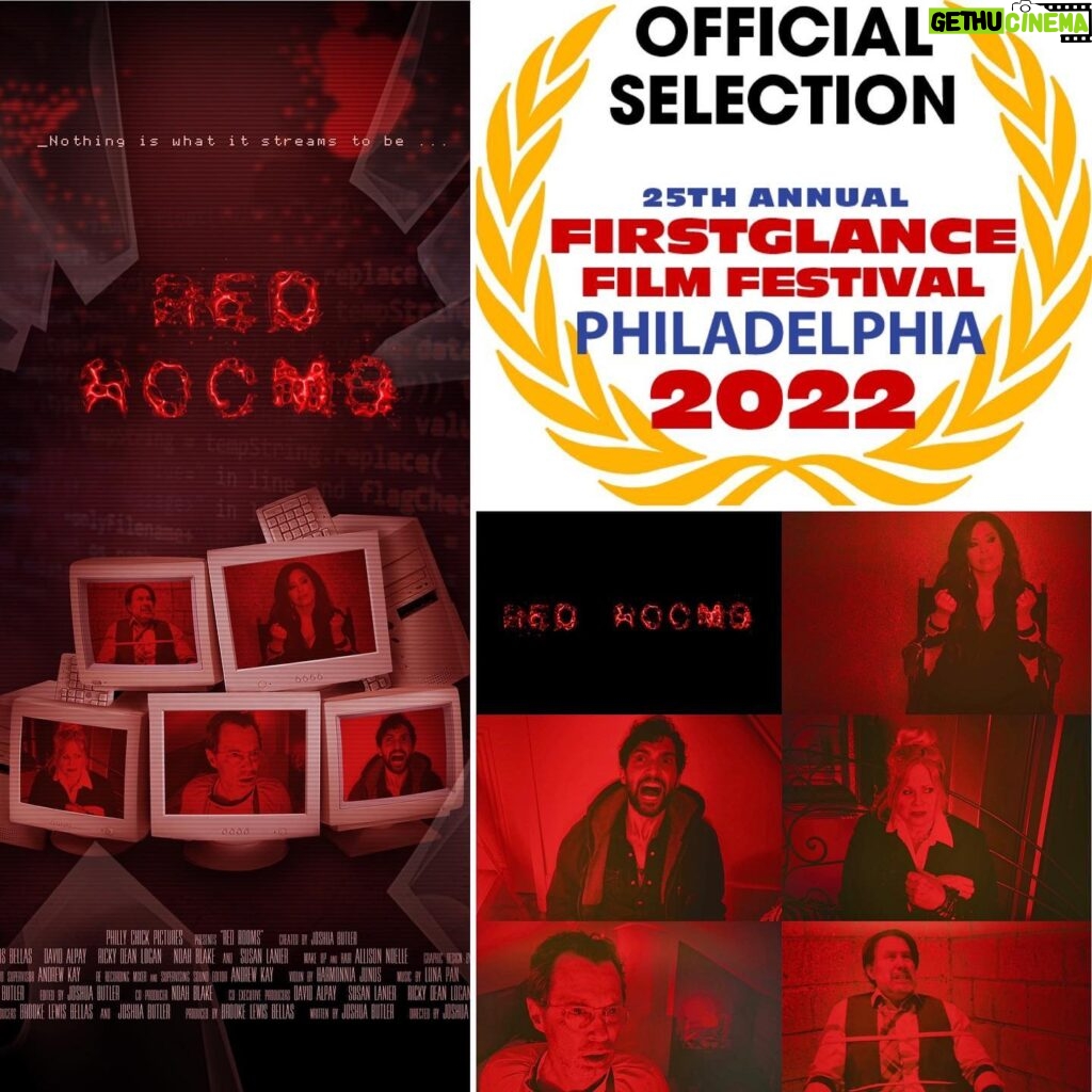 Brooke Lewis Bellas Instagram - FIRSTGLANCE PHILADELPHIA FILM FESTIVAL 25TH ANNIVERSARY CELEBRATION WORLD PREMIERE “RED ROOMS” WEB SERIES OPENING NIGHT OCTOBER 14, 2022 7:45 PM EST It is with #philadelphia #philly pride that #phillychickpictures announces the @firstglancefilmfests #firstglancefilmfestival #firstglance 25th Anniversary celebration #fgpa25 & #worldpremiere of “Red Rooms” Web Series #redrooms #webseries Opening Night Friday, October 14, 2022 at 7:45 PM EST🎥📺 We are excited to share our #filmfestival screening before our #streaming #tv release #comingsoon 📺🍿I am so proud & cannot express enough how hard this incredible team worked virtual & remotely during the thick of the pandemic🙏🖥❤️ I am blessed to work with talented teams such as this one: Creator & Director @thejoshuabutler #producedby & #executiveproducer @brookelewisla 🎥 Our #ensemble Cast #actors @brookelewisla @davidalpay @suzelanierbramlett @rickydeanlogan @im_noah_blake 🎭 Web Series Production VFX & Editor Joshua Butler Music by @lunapanmusic Violin @harmonniaj 🎶 Sound Design & Supervisor Andrew Kay Hair & Makeup💄@allisonnoellemakeup Graphic & Poster Designer @1paparazzi & more!🎥🍿 *For those who have asked if I am attending… sadly, I am still healing my serious post-viral health issues, so I cannot attend at this time. I am missing out on so many life events & experiences, but I am a tough cookie & plan to be back in full action one day❤️ My “Red Rooms” team will have people in attendance to represent our project & please let me know if you plan to attend, as we will also be doing a fun #contest for ticket #giveaways 🎟 I want to send fall & #halloween #horror love & #health to each of you❤️#producer #brookelewisbellas #quarantine 2020 filmed Web Series, so #staytuned for more release news to come📺❤️ Remember, “Nothing is what it streams to be...” 🖥💔 #drama #thriller #horror #darknet #darkweb 💻💔