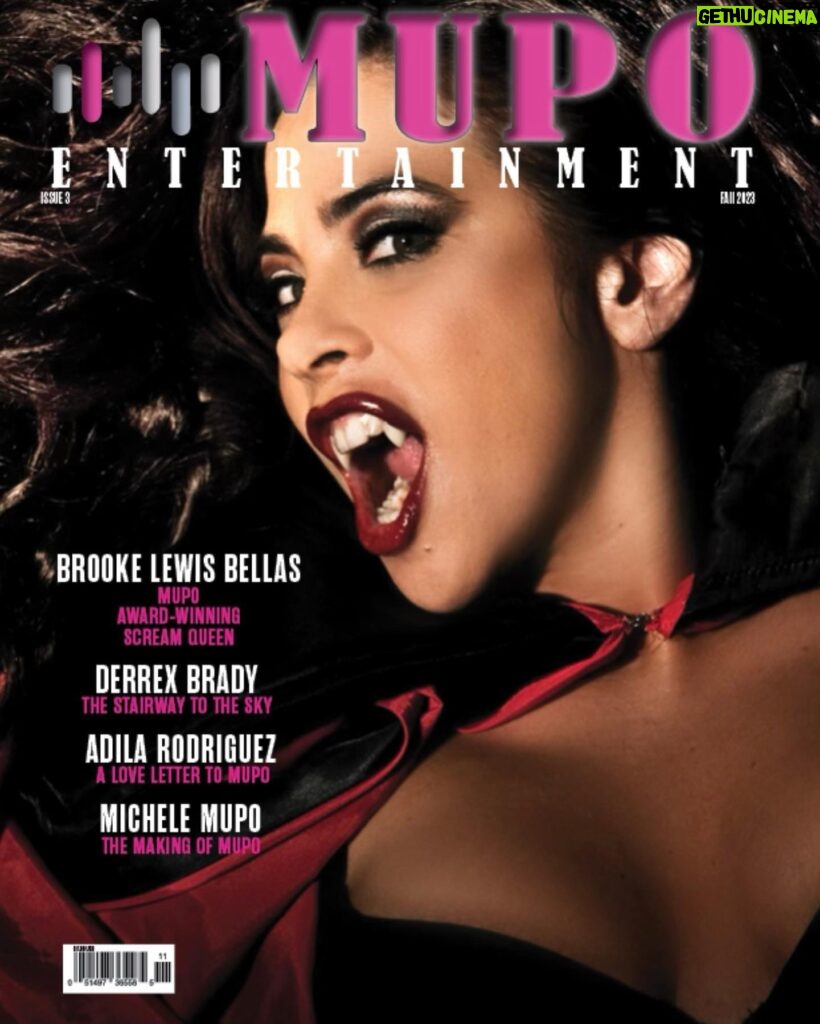 Brooke Lewis Bellas Instagram - MUPO ENTERTAINMENT MAGAZINE COVER OCTOBER 2023: BROOKE LEWIS BELLAS #happyhalloween 🎃 It is with honor & gratitude that I share this #mupo #entertainment #tv #magazine #cover & spread for #halloween 2023. This year, I was generously honored with the MUPO #award for #screamqueen of the year & the #october cover🙏❤️🎃 This means more to me than you will ever know, as, personally, it has been a year and a half of post-viral, infections #longcovid health struggles & MUPO Entertainment has believed in me and supported me through all of it❤️ Thank you to the entire MUPO crew @mupotv and all the incredible #womenempowerment you provide, your fearless leader @michelemupo_official who I was blessed to meet in 2009 when I was a guest appearing at a #horror convention & she introduced herself with all of her love & positivity… I am grateful for all of your soul support🙌 Thank you to @jpomp23 for your time & journalism talents to create this from #jersey to #hollywood & supporting my health challenges along the way🙏 I am a proud #eastcoast #philadelphia #philly #newjersey #newyork chick in Hollywood who has been blessed with a long career as an #actress #producer & Owner #phillychickpictures & who still questions her place in this ever-changing, unpredictable industry & who has chosen to take a hiatus to focus on health & healing❤️‍🩹, then blessings & possibilities like this appear in my life & career & I am overwhelmed with gratitude🙏❤️ Halloween wishes & #trickortreat to my #horror #msvampy forever #fans who continue to watch my films & tv & send touching #fanmail that fills my heart!❤️ Whatever challenges we are facing or suffering through today, let’s choose love & gratitude❤️ #oldhollywood #vampiress #oldhollywoodvampires Photo by @rogerscheckfilm 📸 Hard copies can be purchased at ❤️ https://mupoentertainment.com/shop-magazines/