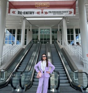 Brooklynn Prince Instagram - We out here!!!!! Megacon 2023! Come out and see me booth 4015 @ 3:00! ☠️👀🖤