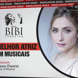 Bruna Guerin Instagram - Ter o trabalho reconhecido é sempre uma alegria sem fim no coração.

 O teatro exige um senso de comunidade e trabalho em grupo incomparáveis. Se eu subo no palco mesmo que sozinha, eu não estou sozinha. E essa indicação só existe porque eu não ando e nem andei só. Então, só tenho a agradecer tudo e todos que estão de alguma forma envolvidos em @once_omusical . 

E quanto a todos nós envolvidos de alguma forma com TEATRO ,  que aprendamos a ignorar a discussão de quem é melhor ou maior que quem e possamos celebrar mais que performance, glamour e troféu, o nosso ofício. Viva o teatro e nosso amor por ele!
 .
Obrigada, @premiobibiferreira . 🌹🙏🏻
.
Foto 2: @adrianodoria 
.
#teatro #teatromusical #premiobibiferreira #once #oncemusical #broadway #musicaltheatre #actress #actresslife #atriz #atrizbrasileira #atrizquecanta