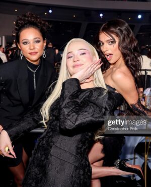 Bryana Salaz Instagram - if u woulda told me a month ago id be dancing w Kim Petras 2 ft away from TWICE after taking carpet pics next to lana del rey at the Billboard Women in Music Awards after releasing my first single.. actually i still don’t believe this happened wtf