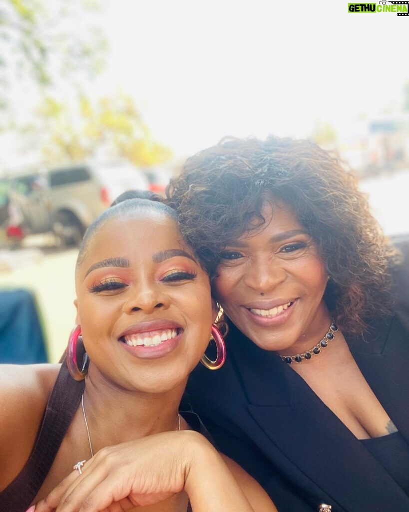 Buntu Petse Instagram - BTS from #Miseducation with my TV mommy, @babycele__ 🥹❤️. To have Mbali’s wardrobe🕯️🕯️🕯️