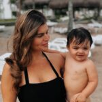 Ángeles Balbiani Instagram - Primer día de vacaciones en Río. @kachetbikinis