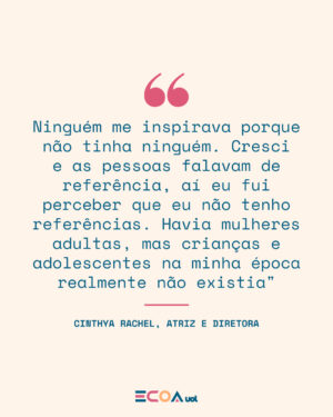 Cíntia Raquel Instagram - Pioneirismo e protagonismo. Duas palavras que podem descrever a carreira da atriz, apresentadora, jornalista, escritora, dubladora e influencer digital Cinthya Rachel. Embora seja mais lembrada pelo público pela série infantil 'Castelo Rá-Tim-Bum', exibida pela TV Cultura nos anos 90, sua importância vai bem além dos portões do castelo mágico.

Em 1987, ela foi a primeira criança negra a estrelar um comercial de TV. O sucesso da publicidade abriu portas não só para a extrovertida menina de apenas sete anos, mas para a representatividade numa época carente de referências negras na cultura de modo geral. 

➡️ Leia a entrevista completa em uol.com.br/ecoa

#UOL #EcoaUOL #CasteloRatimbum #Biba #CinthyaRachel #Representatividade #Cultura
