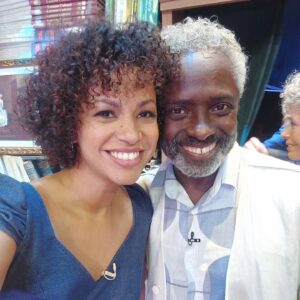 Cíntia Raquel Instagram - Impossível gravar com esse querido sem morrer de rir! Tenho ótimas lembranças no estúdio com o @atoreduardosilva5.