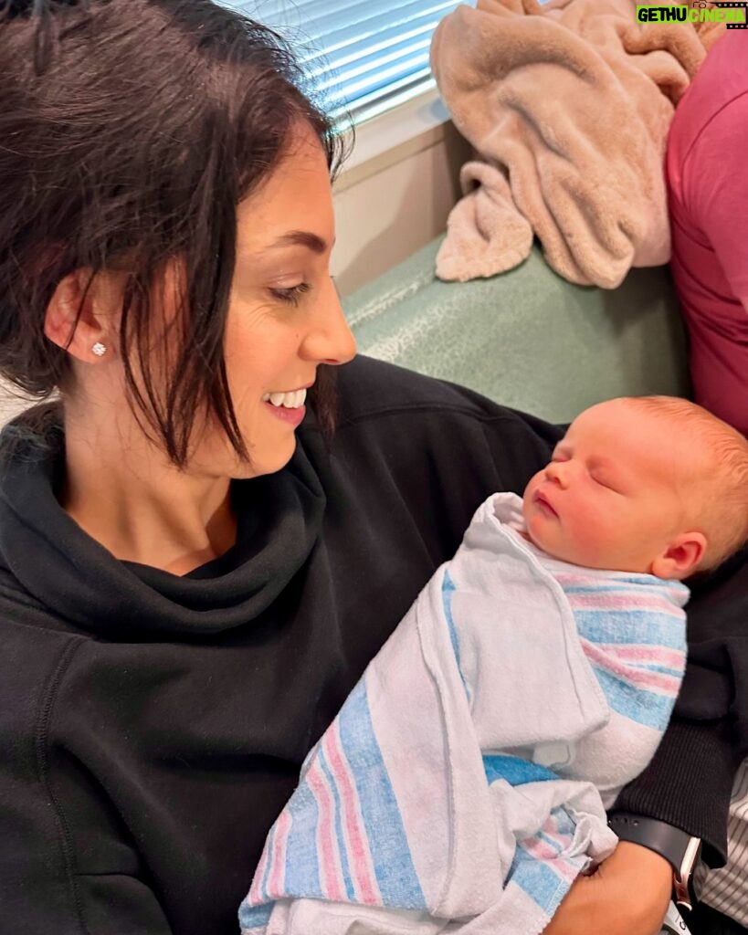 Caitlin Dechelle Instagram - i’m officially an aunt 🩵 • Theo James Dechelle • May 18, 2024• Congratulations to my brother @vincentdechelle & @krjdishm on their beautiful baby boy. He’s the cutest thing in the world.
