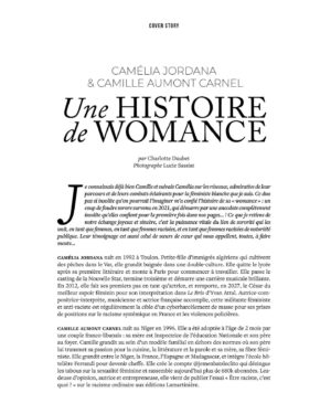 Camélia Jordana Instagram - Merci @leprescripteur d’avoir mis à l’honneur notre Sororité. On y parle de l’urgence de faire meute, de nos gueules, nos tatouages, nos crushs et notre héritage 🤍