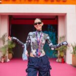 Camila Valero Instagram - @fiaformulae recap!!! thank you so much for having me. loved the vibes and learning about FE. can’t wait for next year!!! 🏁🏎️ #ABBFormulaE