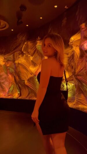 Camille Felton Instagram - Un voyage inoubliable! Je vous suggère vraiment d’aller à Las Vegas, c’est TELLEMENT plus que des casinos! En vol direct en plus, c’est vraiment facile! Notre voyage était super festif et tellement dépaysant! 🎆🪩 
@vegas #ad