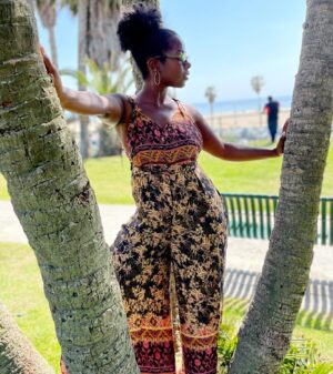 Camille Winbush Instagram - Ocean air is good for my puff ball 🌊