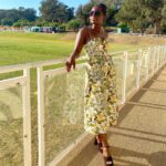 Camille Winbush Instagram - Good day in my mind, safe to take a step out ☀️ #veuveclicquotpoloclassic