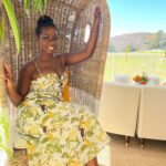 Camille Winbush Instagram - Good day in my mind, safe to take a step out ☀️ #veuveclicquotpoloclassic