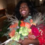 Camille Winbush Instagram - This is the story of how I took all the flowers and maybe sprained my big toe at @gabriellegumbs wedding…Swipe for a great time
