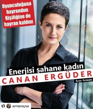 Canan Ergüder Instagram - Çok teşekkür ederim @armanayse. Sizinle tanışmak büyük zevkti🎈