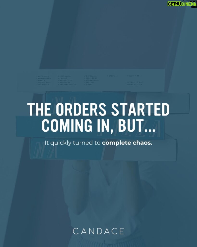 Candace Nelson Instagram - I lost SO MUCH money from this HUGE business mistake... 👇🏼👀 It was 2018, Pizzana’s first Academy Awards night... With all the Oscars parties, we expected a very busy night for takeout. We called in extra staff, bought more ingredients, and folded HUNDREDS of boxes. The orders started coming in, but it quickly turned into chaos... 🚨 We started to get overwhelmed, but in our eagerness to please everyone, we just kept taking orders. As hard as we tried we just couldn’t keep up. Orders were hours late, some never made it out, and we lost track of who received what. Then came the storm of texts... 🚨🚨 Friends and acquaintances, all frustrated, asking, “Where’s our food?” Instead of celebrating a record night, we spent the next day apologizing, refunding every order, and giving out gift cards. What should have been a great sales day was a DISASTER! As a brand new business, refunding a full night of sales and giving out gift cards on top of it HURT! But it was the right thing to do. That, plus a personal note of apology from Chef Daniele and myself. We’d let our customers down and had to make it right. 🍕 Looking back, we learned so much about what to do (and what not to do) in the business - and we’re MUCH better off for it! 👀 Do you want more personal stories and weekly inspiration for building your business & brand? Comment “NEWSLETTER” and I’ll send you the link to sign up! #entrepreneurialmindset #entrepreneurialmotivation #businessmistakes #womenentrepreneurship #womenentrepreneur #businessownerlife #pizzana #candacenelson #businessmotivational