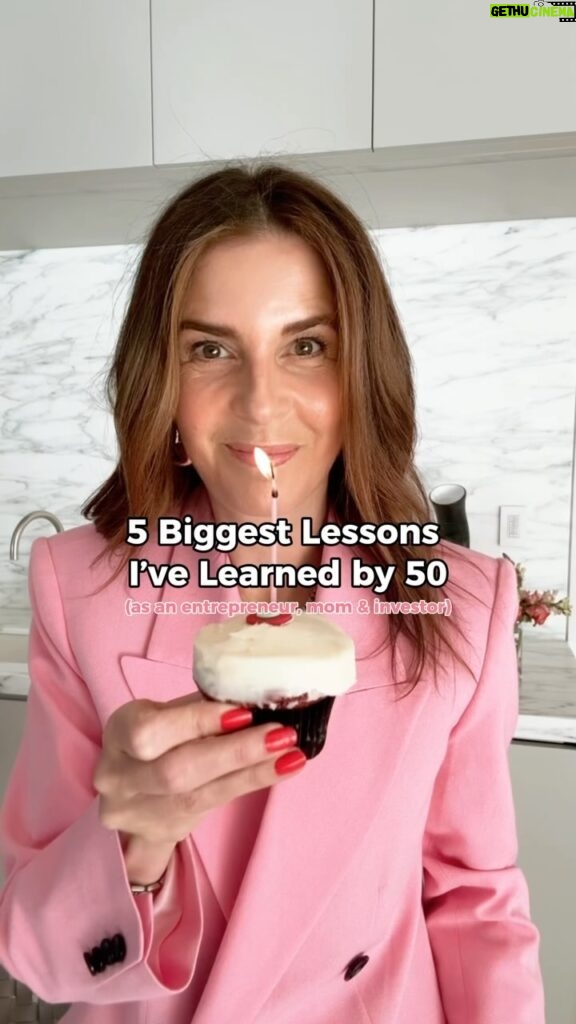 Candace Nelson Instagram - 5 life lessons I’ve learned by 50 🧁👇🏻 Today marks a huge milestone birthday, and I thought I’d celebrate by sharing the biggest lessons I’ve learned along the way with you. (And with a classic Sprinkles cupcake 😉) ✨ Trust your intuition. We all have an inner voice that can guide us through life’s decisions - all we have to do is learn to listen. Listening to your gut, and acting upon that inner wisdom, is a skill that gets better with practice! The sooner you start trusting yourself and acting on that inner wisdom, the more confident you’ll become. 🤍 Surround yourself with supportive people. This one is a biggie. If it weren’t for my husband Charles supporting my dreams and affirming my “crazy” ideas, I’m not sure I would’ve had the confidence to open Sprinkles. Later in life, I’ve also discovered the power of leaning on my female friendships, investing in like-minded entrepreneurs, and choosing the right people to partner with. (Like @danieleuditi in our @pizzana venture!) 🌎 Dream big, but start small. I’ve always believed in taking action on your dreams. That said, I have learned that it never pays to be reckless. Rather than diving in headfirst, take smaller, more measured steps toward your goals to make sure you’re on the right path! 👀 Failure > regret. The fear of failure has paralyzed me from taking action many times in life. But after facing that fear and doing it anyway, I realized this truth: I’d rather fall flat on my face than not try at all. Fail fast, take the lesson and keep going! 🤷🏼‍♀️ Mistakes are just a part of life. Don’t allow mistakes to derail you on your journey. Mistakes are an inevitable part of life - whether as an entrepreneur, a partner, a parent, or simply as a human. The choice lies in whether you allow those mistakes to define you or use them to drive you! I’ve shared my 5 biggest life lessons - now tell me yours! 🧁✨ #entrepreneurlessons #entrepreneurship #womenentrepreneur #50thbirthday #turning50 #candacenelson #sprinklescupcakes #lifelessons