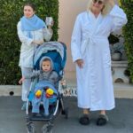 Candice Bergen Instagram - Artie walking with his Security Force in LA.
