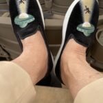 Candice Bergen Instagram - My brand new favorite pair of shoes. Called ALIEN ABDUCTION. Shneakers… not just for walking anymore.