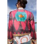 Candice Bergen Instagram - This collaboration with @alixofbohemia will be auctioned off on July 18th so run🏃‍♀️(don’t walk) to @alixofbohemia to place your bids on these one of a kind jackets in support of apnalaya.org