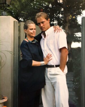 Candice Bergen Instagram - With my handsome baby brother and pregnant with Chloe Malle.