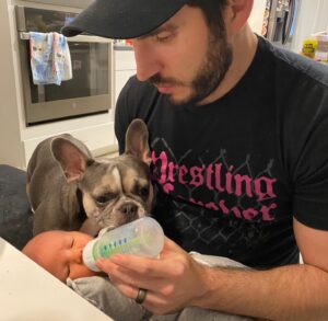 Candice LeRae Instagram - Happy birthday my husband, my best friend, the love of my life, the worlds best Dah-d, Pawdme’s favorite sleeping buddy- my everything.

I am so bummed we can’t be together today, but I am happy you get to be with your real better half, Quill. 

Quill, Pawdme and I are so lucky to have you. We will all party hard when Mum gets home! Aka we will dance to “Wheels on the Bus”, “Chattermax”, and “If You’re Happy and you Know it” so hard. 💕💕💕

HAPPY BIRTHDAY! 🎂🎉🎁