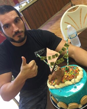 Candice LeRae Instagram - Happy birthday my husband, my best friend, the love of my life, the worlds best Dah-d, Pawdme’s favorite sleeping buddy- my everything.

I am so bummed we can’t be together today, but I am happy you get to be with your real better half, Quill. 

Quill, Pawdme and I are so lucky to have you. We will all party hard when Mum gets home! Aka we will dance to “Wheels on the Bus”, “Chattermax”, and “If You’re Happy and you Know it” so hard. 💕💕💕

HAPPY BIRTHDAY! 🎂🎉🎁