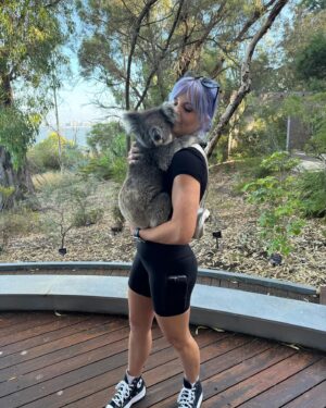 Candice LeRae Instagram - What an adventure Australia was. 🧡🤎💛

And yes, I like Vegemite so much that I was gifted the rest of the jar. I have big plans for this bad boy when I get home. 🥧👩‍🍳😙🤌