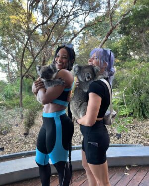 Candice LeRae Instagram - What an adventure Australia was. 🧡🤎💛

And yes, I like Vegemite so much that I was gifted the rest of the jar. I have big plans for this bad boy when I get home. 🥧👩‍🍳😙🤌