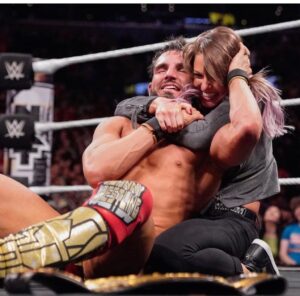 Candice LeRae Instagram - Happy Anniversary to the Jim to my Pam, the Bandit to my Chilli, the Carl to my Ellie, the Jack to my Sally, the Peter to my MJ- @johnnygargano 

I can’t believe 7 years ago we were getting married and packing up to move in with Tommaso in Orlando. I can’t believe I get to call you my husband and watch you be the best dad ever. Cheers to 7 years. I love you in every universe 3000. 💚