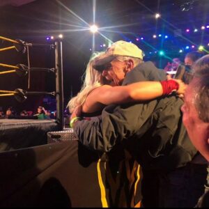 Candice LeRae Instagram - Friday I woke up to the heartbreaking news that my Grandpa had passed. It’s been hard to put into words the sadness I’ve felt over the weekend. My grandpa supported my love for wrestling since I was a little girl. He recorded PPVs for me and my brothers, brought the VHS to my dad at work on Monday, and then my brothers and I excitedly waited for my dad got home to watch it before Monday night Raw. 

Grandpa always got a kick out of the fact that I loved wrestling so much and got a kick out of this being my dream job. I’m so fortunate that he was able to see me live when NXT came to Riverside right before the pandemic. 

The last time I saw my grandpa, he met Quill. Quill smiled the biggest of smiles at great grandpa as though he knew this was a special moment. Or maybe he just knew great Grandpa’s pretty amazing.

I could go on and on about my admiration, appreciation, and love for my grandpa. I’m so grateful for knowing him and that the world chose me to be one of his grandkids. 
Rest peacefully, Grandpa Dawson. 💙