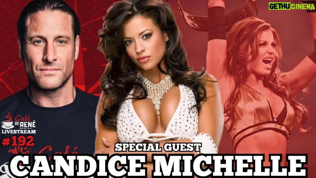 Candice Michelle Instagram - Bonjour everyone we're going live today at a special start time of 11am est and today we're joined by former wwe women's champion candice Michelle to talk about her career in Professional Wrestling. #candicemichelle #renedupree #wwe LINK TO LIVESTREAM https://www.youtube.com/live/5yb0PVDvuHI?si=T45STZn5nISq4YzB