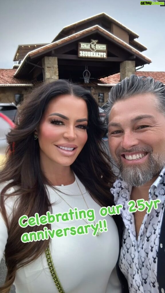 Candice Michelle Instagram - 25years of dedication, commitment, perseverance, trust in God to pull us thru! Everyday yes everyday we fight for each other, our family our dream! This isn’t sunshine and rainbows the way the media portrays it. It’s our life. Our never ending dedication to commit to the greater good together! The Best tag-team partner I’ve ever had. Giving up is never an option and I thank God for you everyday! #TheGoodlife #realityistruth The absolute Best steakhouse I’ve ever been to.
