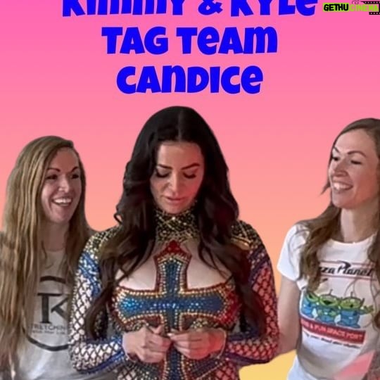 Candice Michelle Instagram - New YouTube episode out now! Watch Candice get Tag teamed by Kimmy and her twin sister Kyle! #angelsandaliensshow #intuitivehealing #innate #thegoodlife #stretchyourlifespan #god #babyjesus