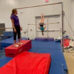 Candice Michelle Instagram - Consistency over time equals results! My daughter @akiannerose never had things come easy to her. She works and works and never gives up. Today was a huge win not just for her but hearing the support of her team and coaches cheering her on. Gymnastics isn’t a single sport it takes a team to make you great. She is great and I’m so proud of her and this team! @acrotexbeecave