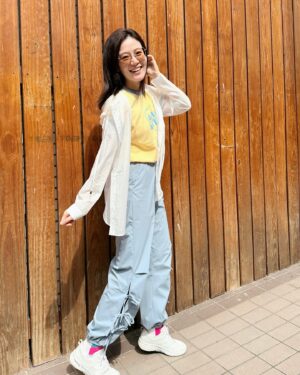 Candy Yang Instagram - .
真的是日頭赤炎炎🌞
這種天氣除了在大太陽下，要記得防曬多喝水，也要注意室內冷氣很冷、到戶外又好熱的溫差，也很容易中暑喔（就是我本人，最近工作的室內都好冷，一出來好熱，然後就去刮痧了🥹）
覺得發明涼感衣物的人真的是救世主！！！
週末愉快～
Outfit  @ob_design 涼感又防曬真是讚讚讚）