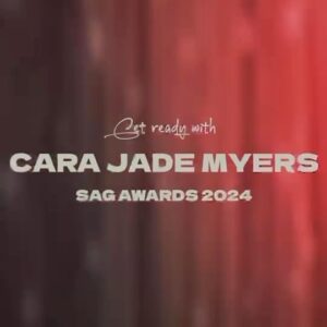 Cara Jade Myers Instagram - Me & Jontay X SAG Awards
💛🧡🩷

Jontay and I have been talking since August 2023 about me wearing one of his dresses for an awards show! And what a fun dress to wear! 

Video: @laronimo 
Dress: @jontay_kahm 
Jewelry: @ataumbimetals 
Shoes: @jimmychoo 
Hair: @andrewdylanhair 
Makeup: @kateglanfield 
Nails: @nailsbyemikudo 
Stylist: @highheelprncess 
PR: @personapr 

Glambot footage: @enews